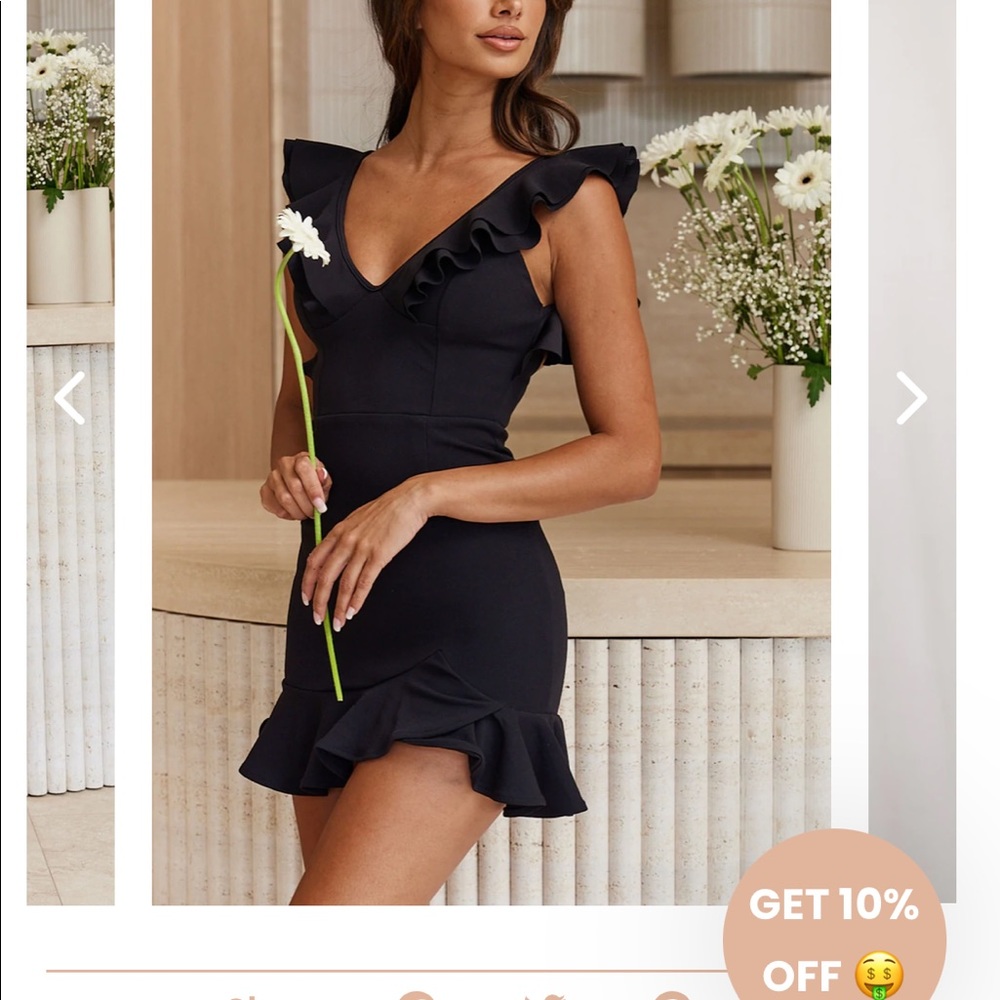Black Selfie Leslie dress size S